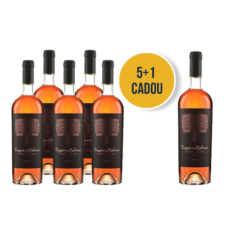 Beverages Taxă de Ambalaj 5x Vin Rose Mosia de la Tohani SR Rose Demisec 0.75L + 1 CADOU