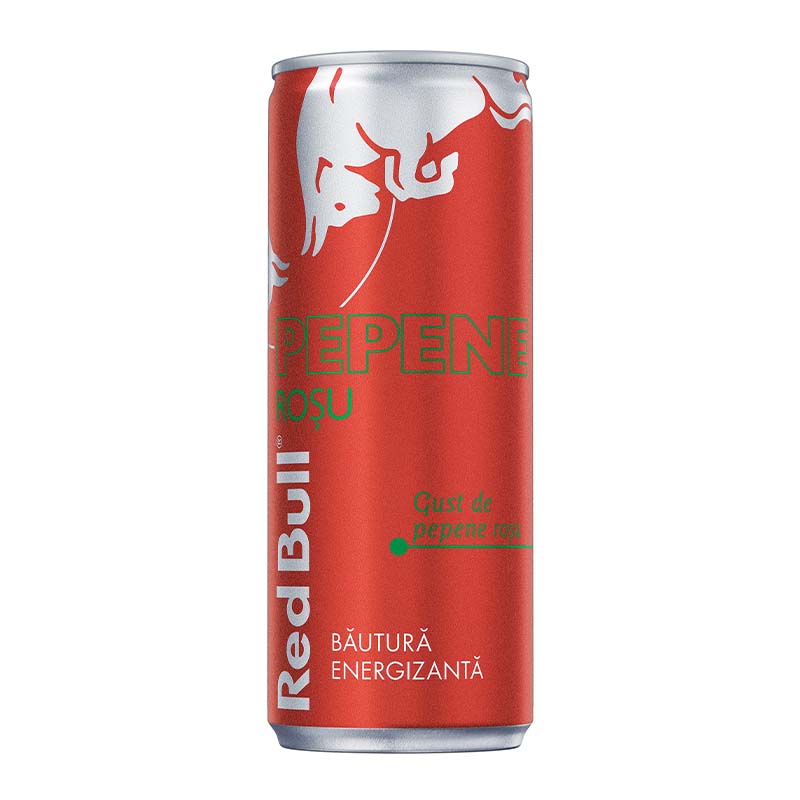 Beverages Bautura Energizanta Red Bull Pepene Rosu 0.25L