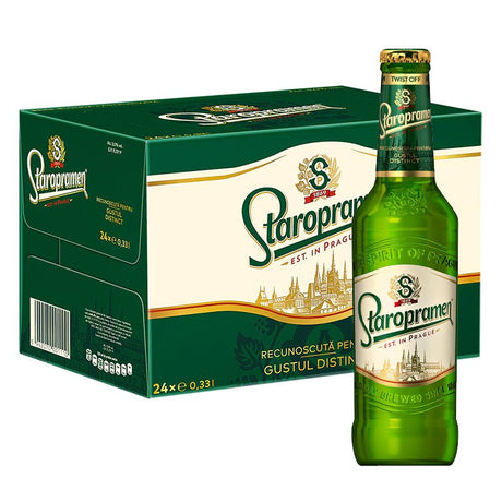 Beverages Taxă de Ambalaj Bere Blonda Staropramen 24x0.33L