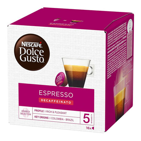 Detergent Cafea Nescafe Dolce Gusto Espresso Decaffeinato 88g