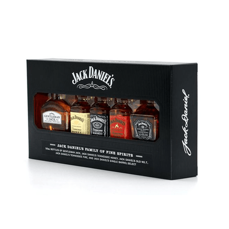 Beverages Whiskey Tennessee Jack Daniel's FOB 40% 0.05L x 5 BUCATI MINI