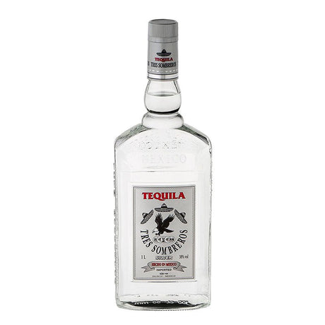 Beverages Tequila Tres Sombreros Silver 38% 0.7L