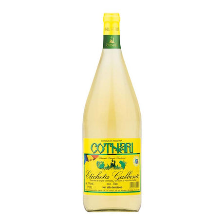 Beverages Vin Alb Cotnari Eticheta Galbena Demisec 1.5L