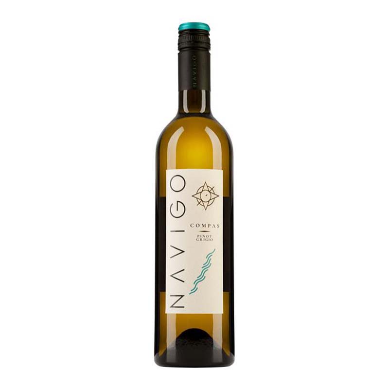 Beverages Vin Alb Jidvei Navigo Compas Pinot Grigio Sec 0.75L