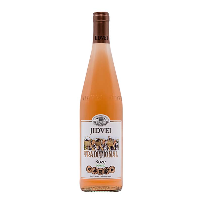 Beverages Vin Rose Jidvei Traditional Roze Demisec 0.75L